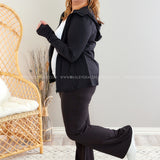 Lyra Activewear Jacket - Black - LAST ONES FINAL SALE