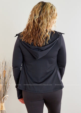 Lyra Activewear Jacket - Black - FINAL SALE