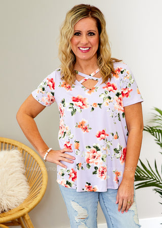 Garden Explorer Criss Cross Top - LAST ONES FINAL SALE