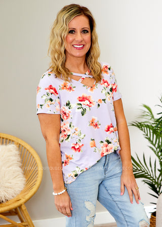 Garden Explorer Criss Cross Top - LAST ONES FINAL SALE