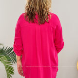 Introducing Me Top/Shacket - Hot Pink* FINAL SALE *