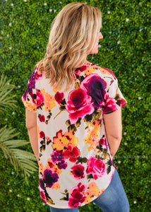 Follow the Flowers Top  - FINAL SALE CLEARANCE