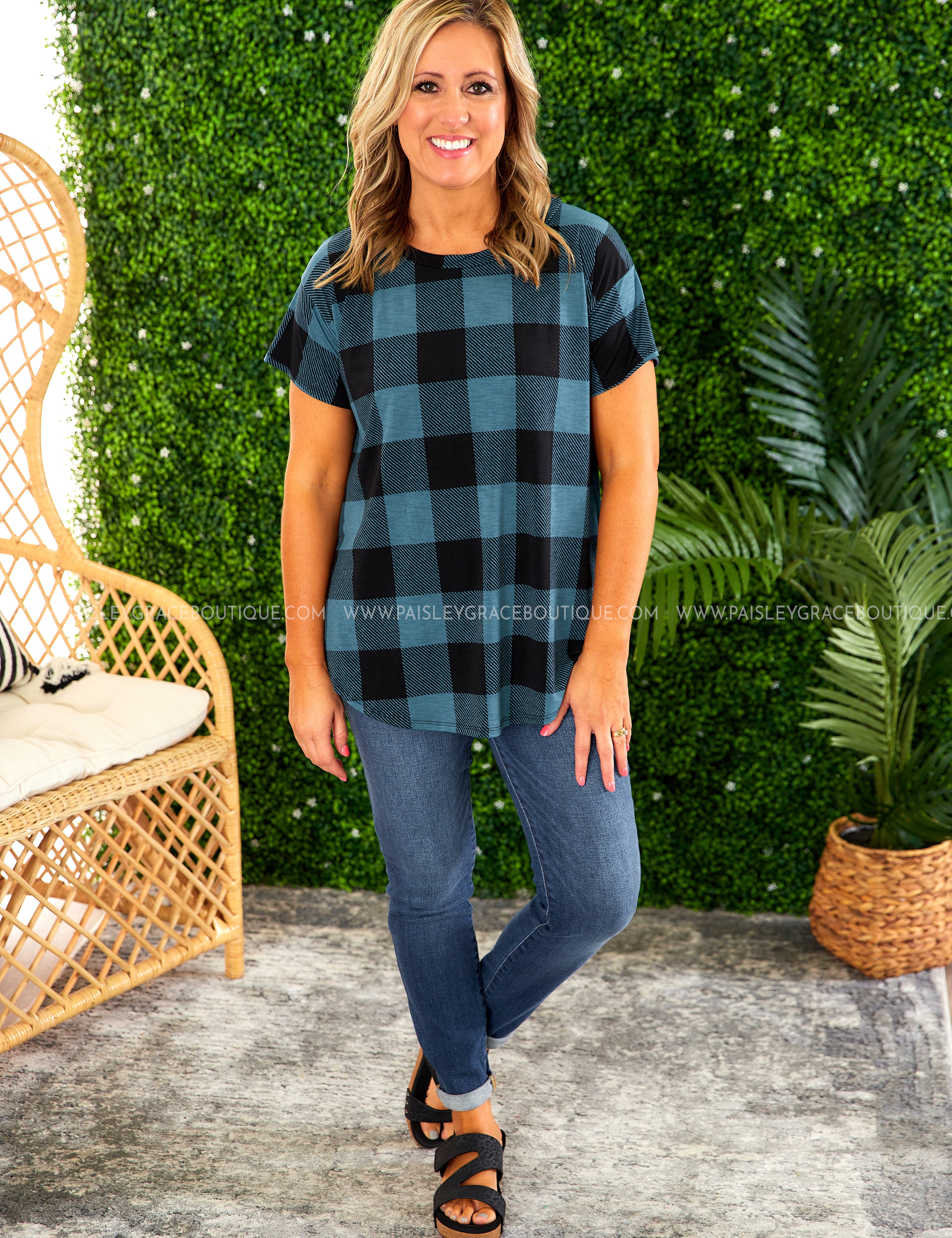 Feeling Confident Top-TEAL* LAST ONES FINAL SALE *
