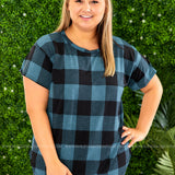 Feeling Confident Top-TEAL* LAST ONES FINAL SALE *