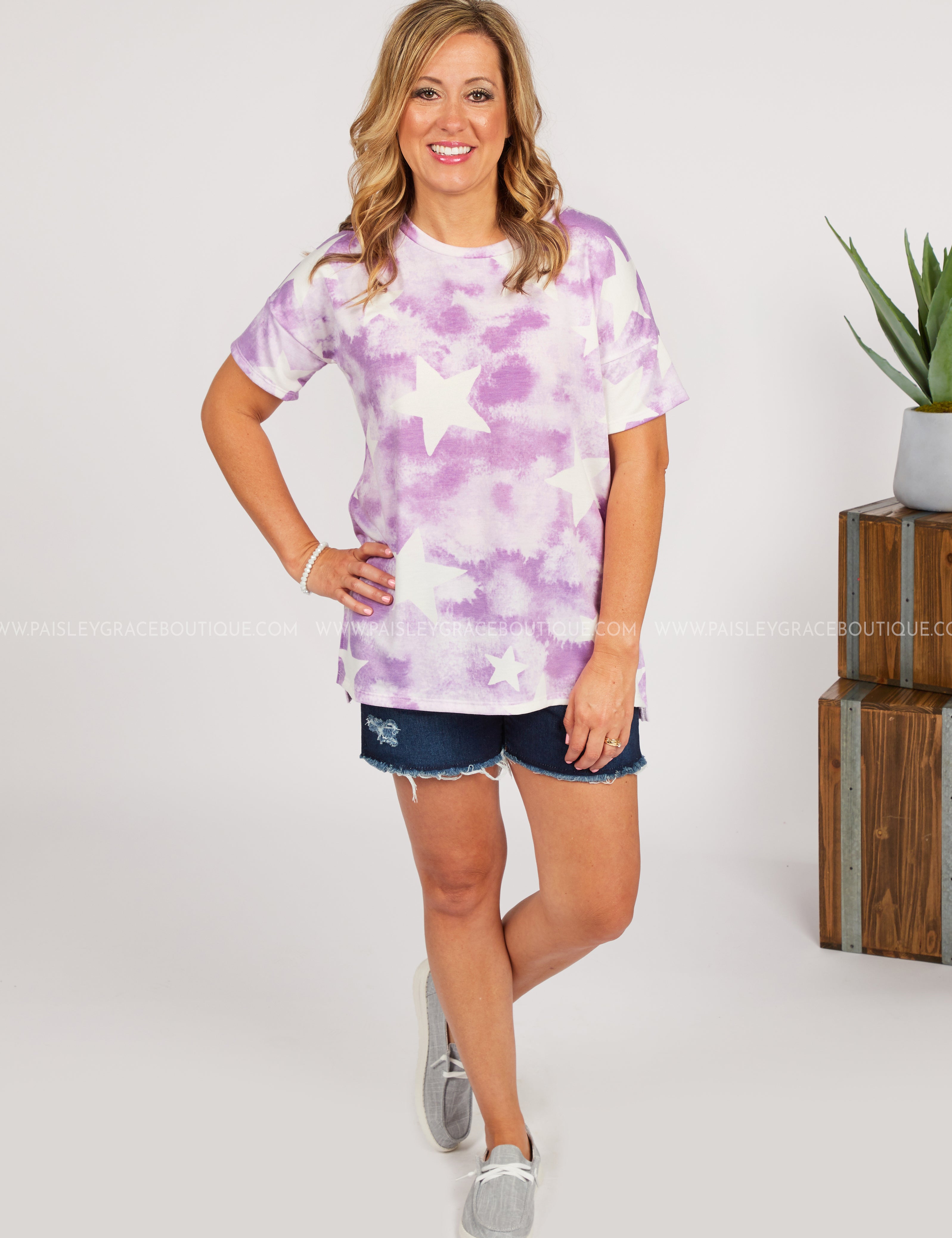 Stars Above Top-PURPLE - LAST ONES FINAL SALE