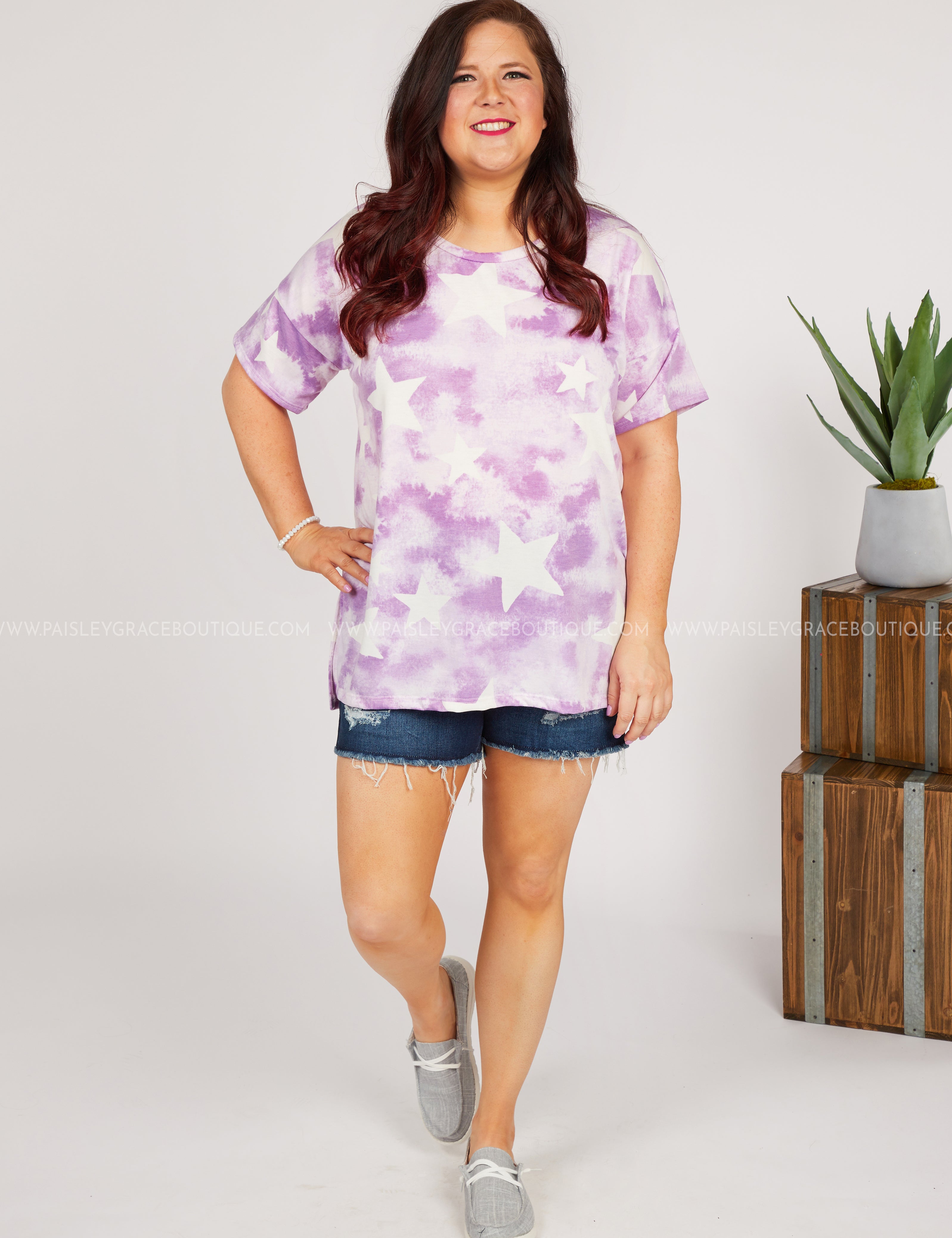 Stars Above Top-PURPLE - LAST ONES FINAL SALE