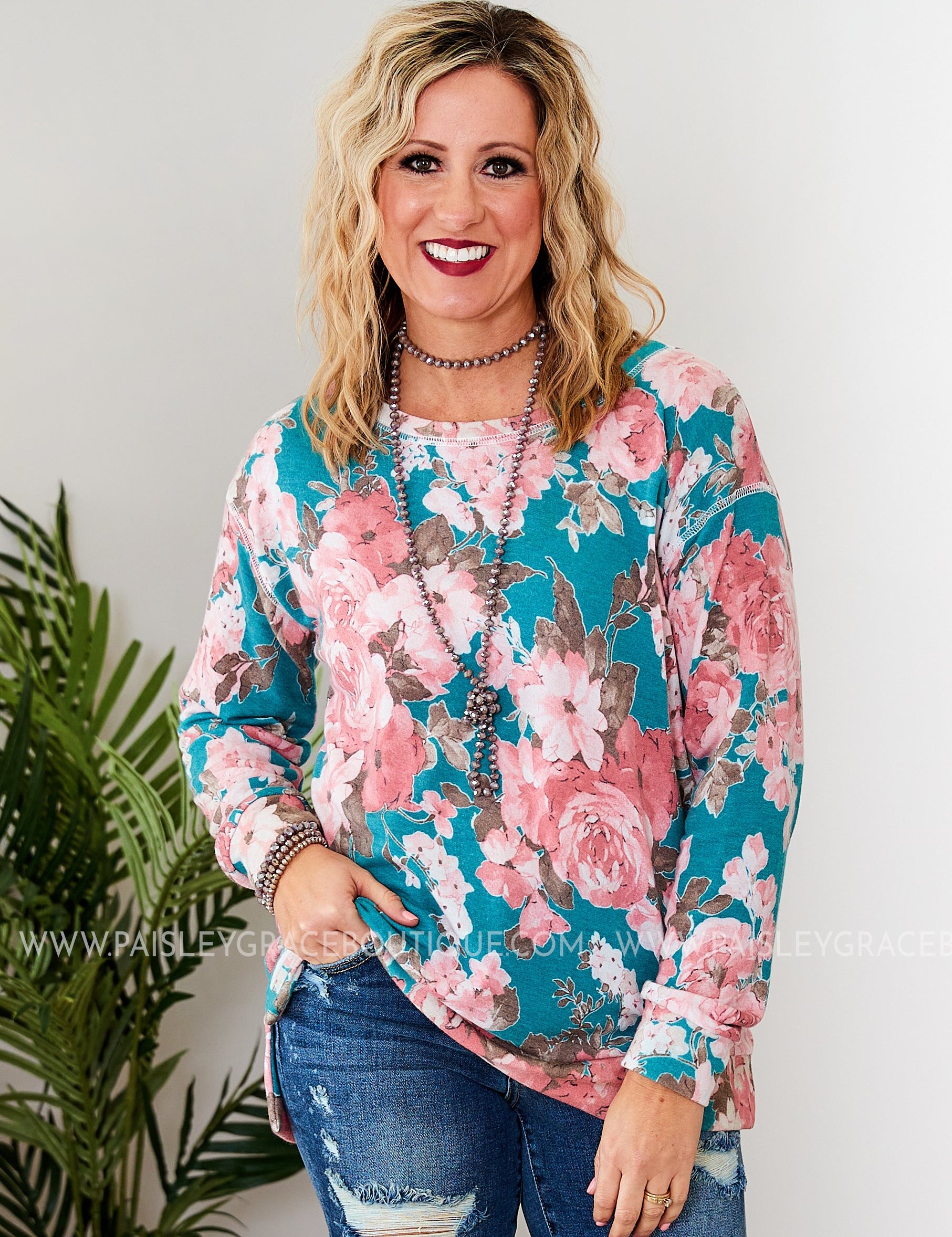 Graceful Gardens Top* LAST ONES FINAL SALE *