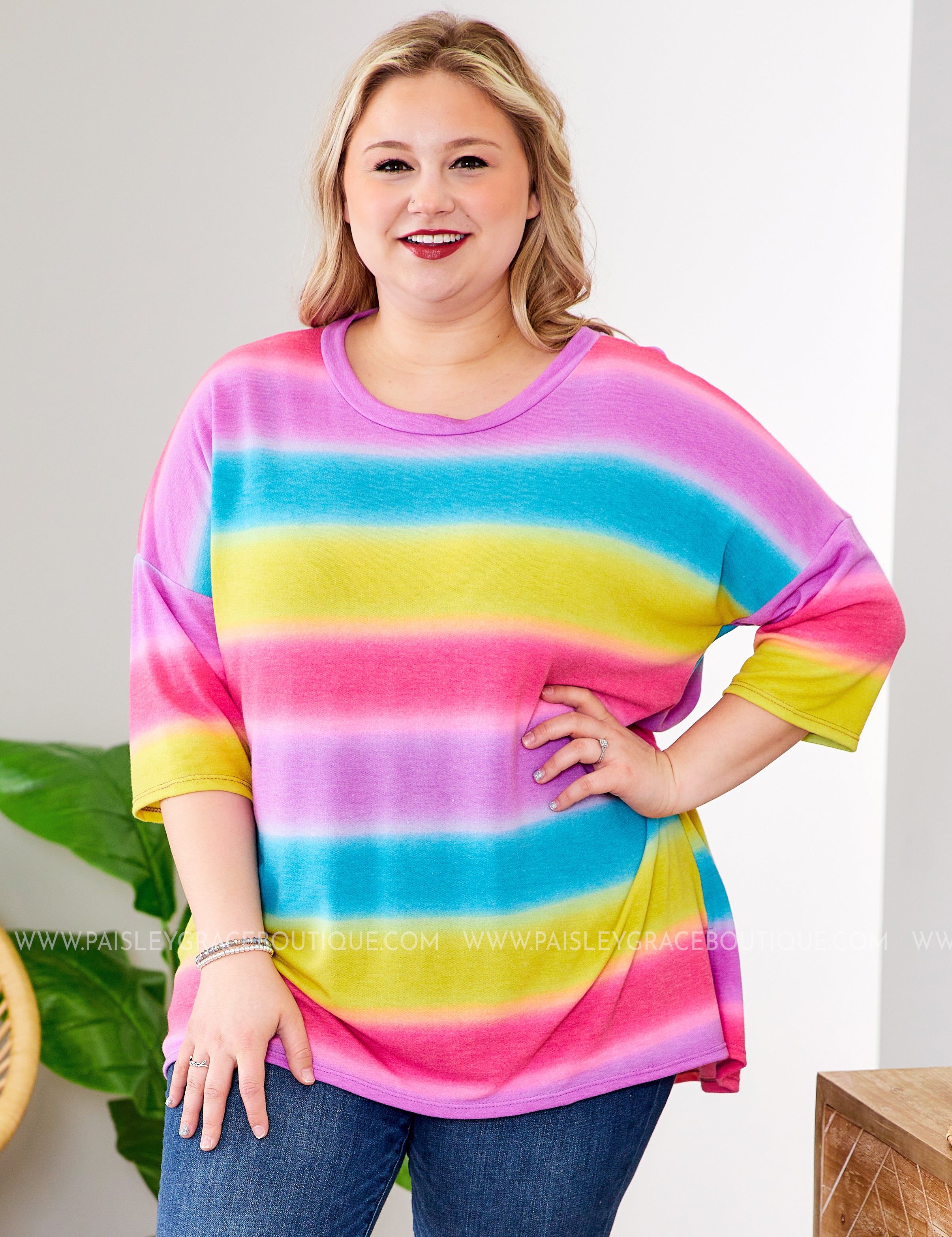 Bright on Track Top* LAST ONES FINAL SALE *