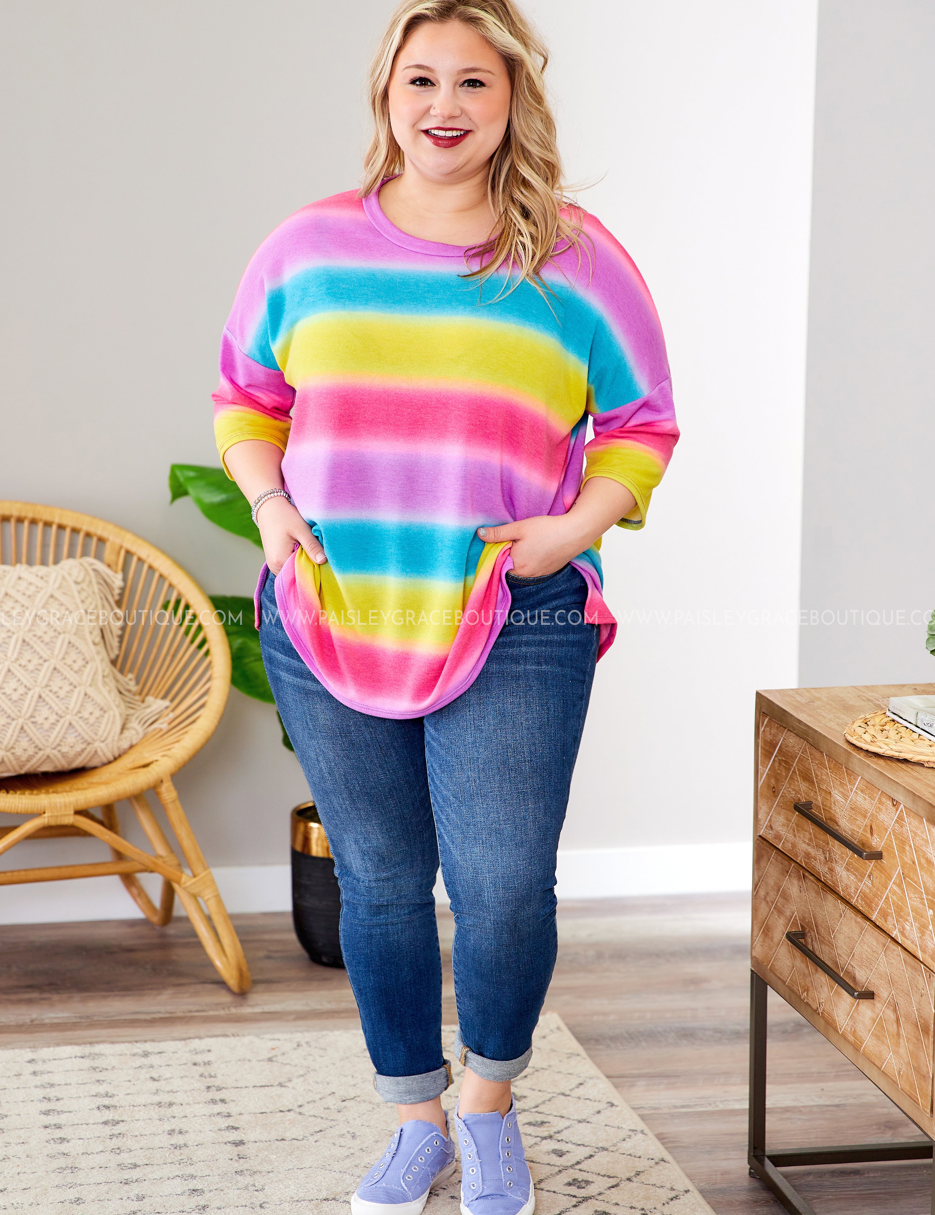 Bright on Track Top* LAST ONES FINAL SALE *