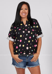 Spotted With You Top  - FINAL SALE