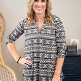Fair Isle Cutie Top  - LAST ONES FINAL SALE