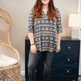 Fair Isle Cutie Top  - LAST ONES FINAL SALE