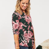 Floral Splurge Top* LAST ONES FINAL SALE *