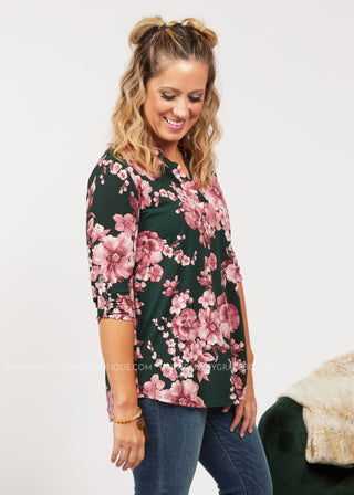 Floral Splurge Top  - FINAL SALE