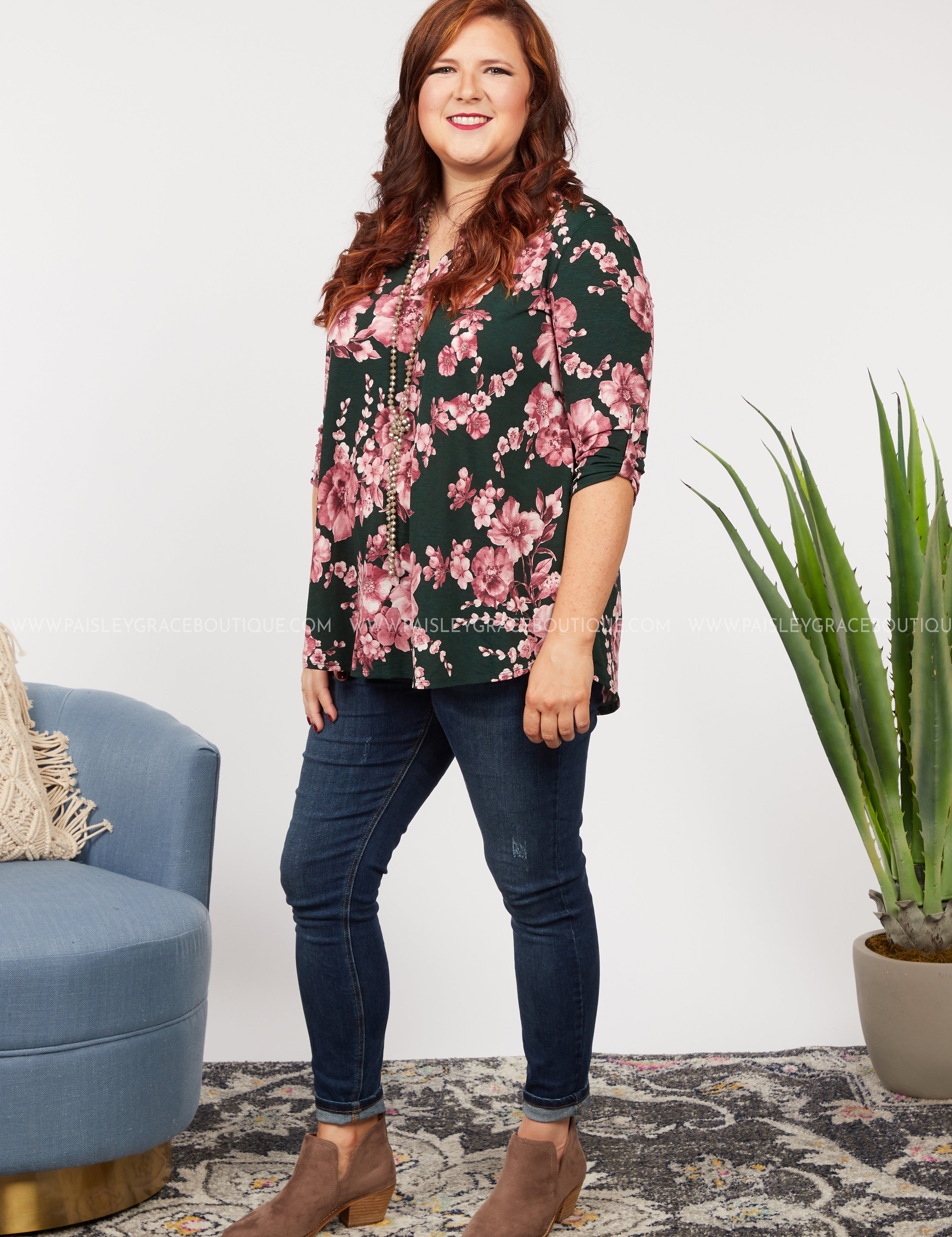 Floral Splurge Top* LAST ONES FINAL SALE *