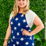 Change the World Top - NAVY* LAST ONES FINAL SALE *