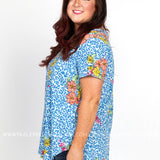 Coastal Blue Top - LAST ONES FINAL SALE