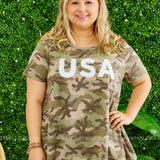 USA Camo Top* LAST ONES FINAL SALE *