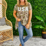 USA Camo Top* LAST ONES FINAL SALE *