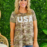 USA Camo Top* LAST ONES FINAL SALE *