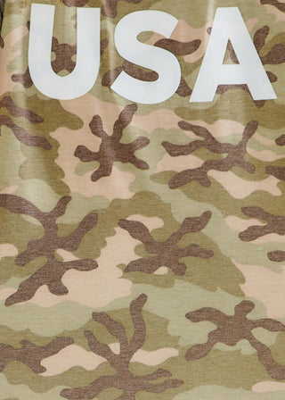 USA Camo Top  - FINAL SALE