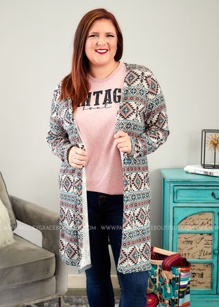 Aztec Dreams Cardigan  - FINAL SALE