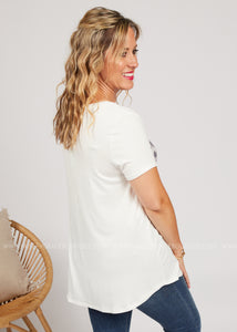 At Every Angle Top-WHITE - FINAL SALE