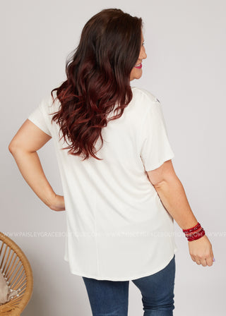 At Every Angle Top-WHITE - FINAL SALE