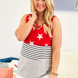 Under the Stars Tank - RED* LAST ONES FINAL SALE *