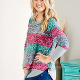 Gwen Leopard Top- BOLD* LAST ONES FINAL SALE *