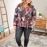Floral a La Mode Top - LAST ONES FINAL SALE