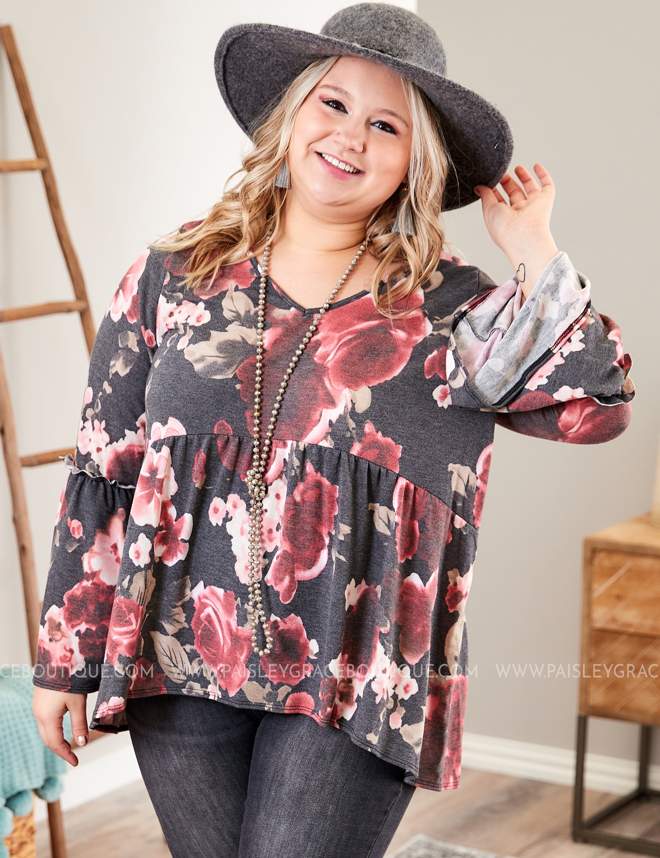 Floral a La Mode Top - LAST ONES FINAL SALE