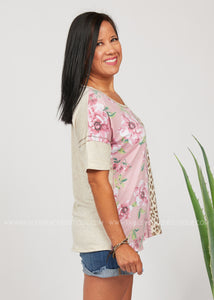 Make Your Mark Top-Pink  - FINAL SALE CLEARANCE