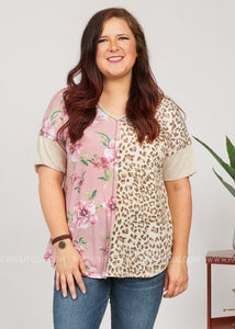 Make Your Mark Top-Pink  - FINAL SALE CLEARANCE