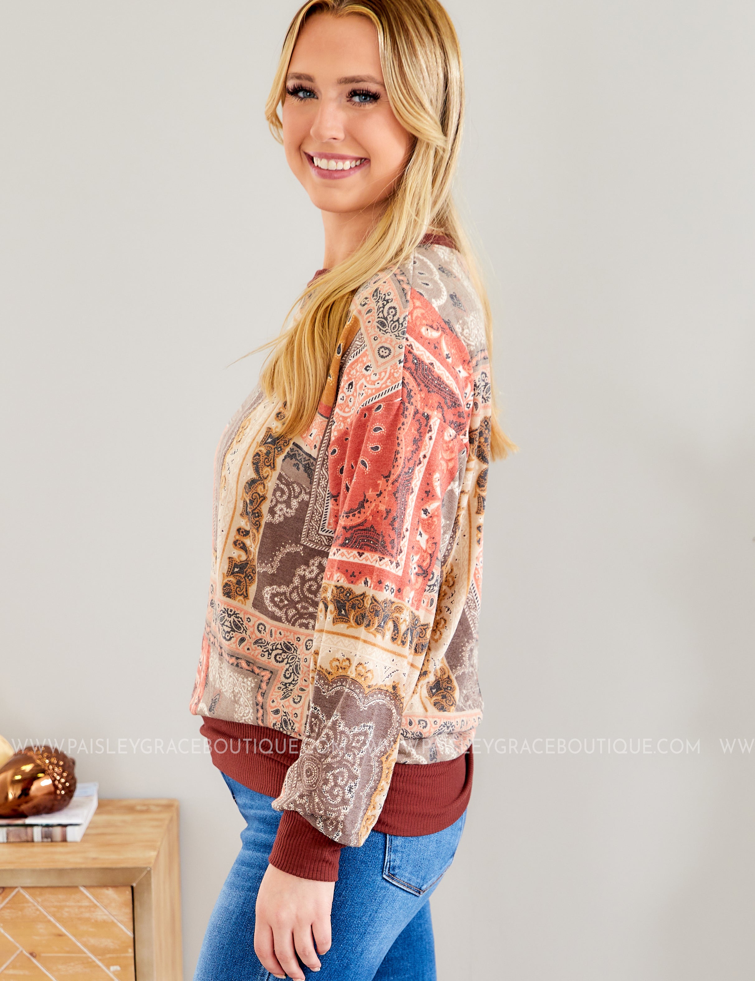 Meredith Top - Clay* LAST ONES FINAL SALE *