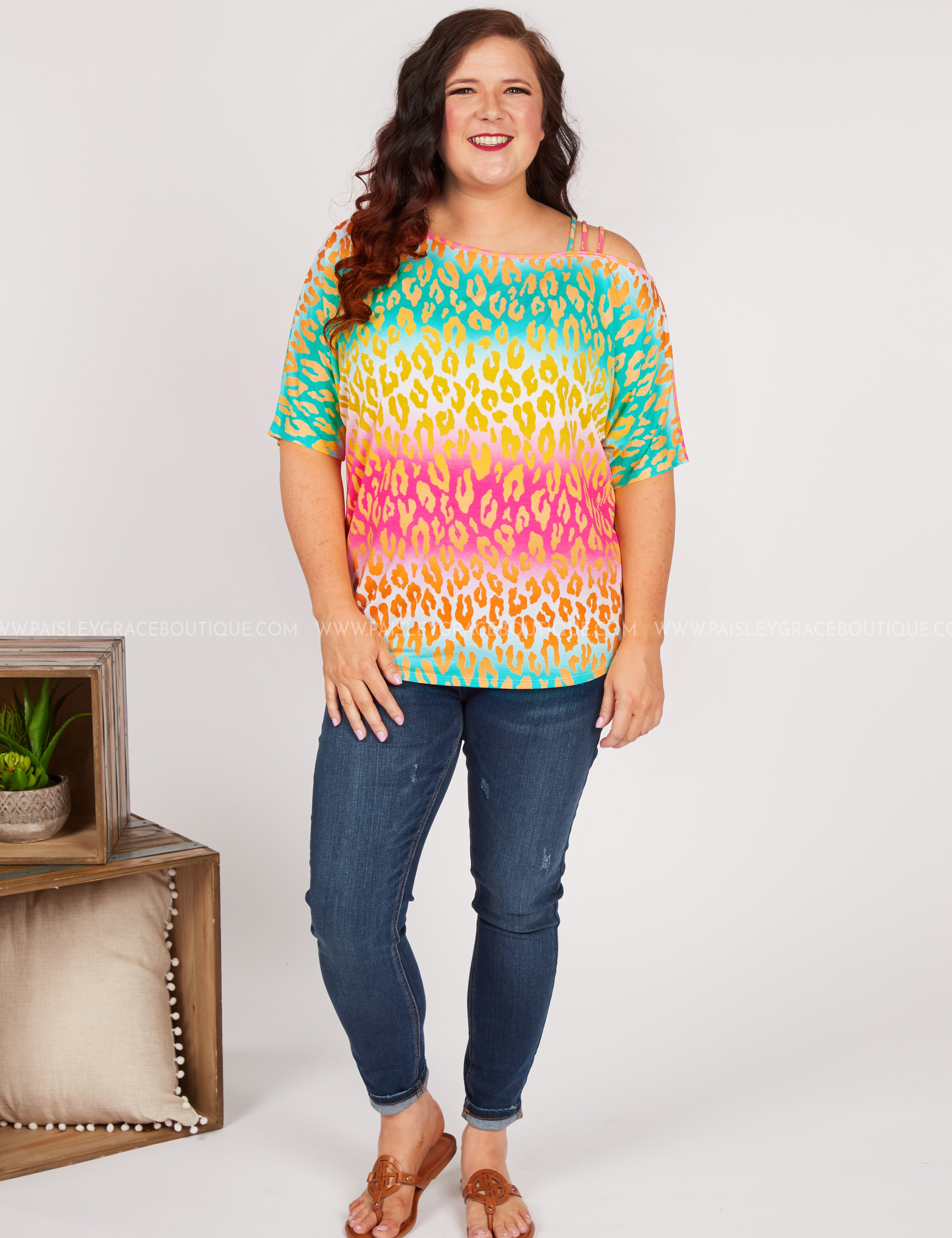 Cascade Of Color Top* LAST ONES FINAL SALE * -- WS23