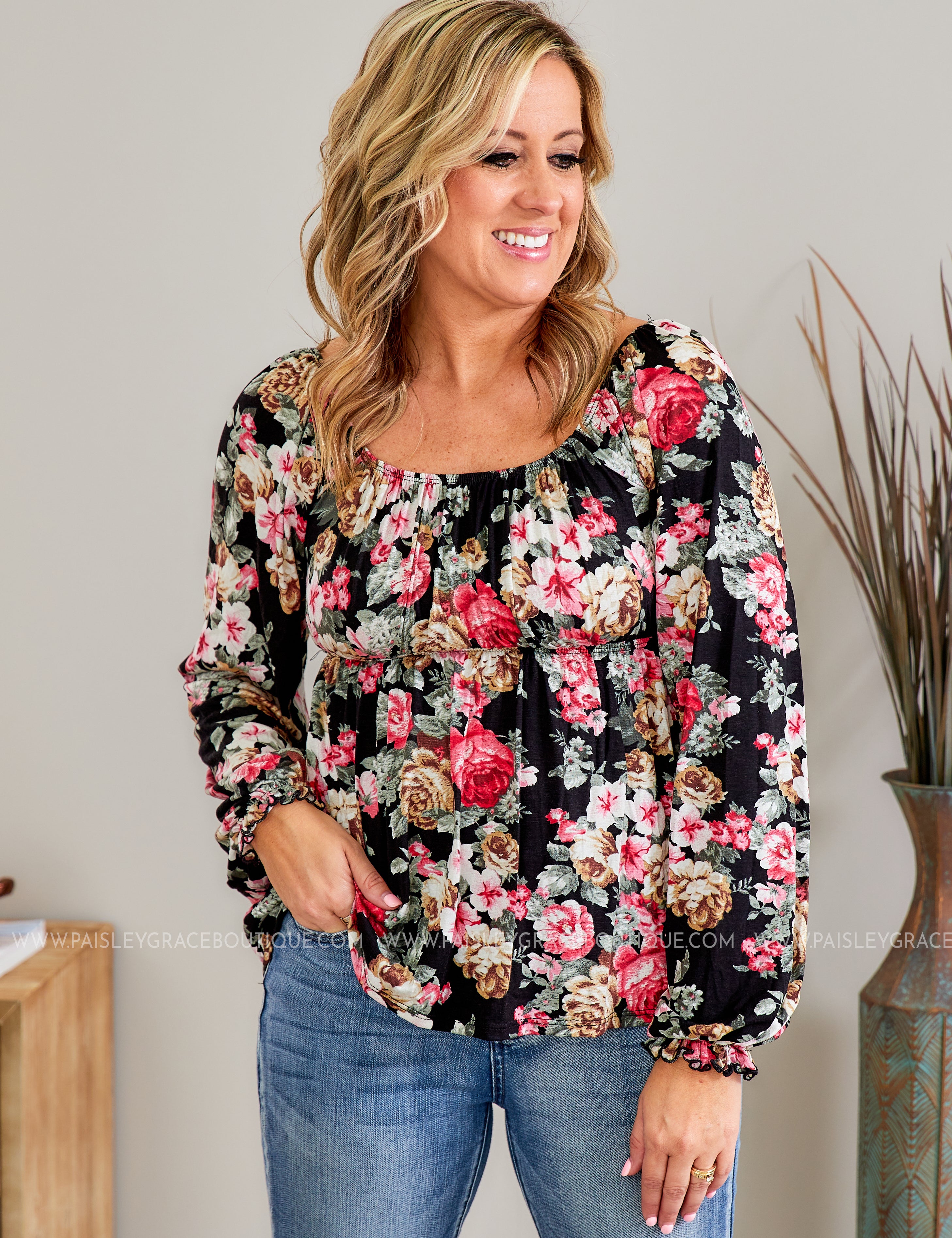 Let Love Bloom Top* LAST ONES FINAL SALE *
