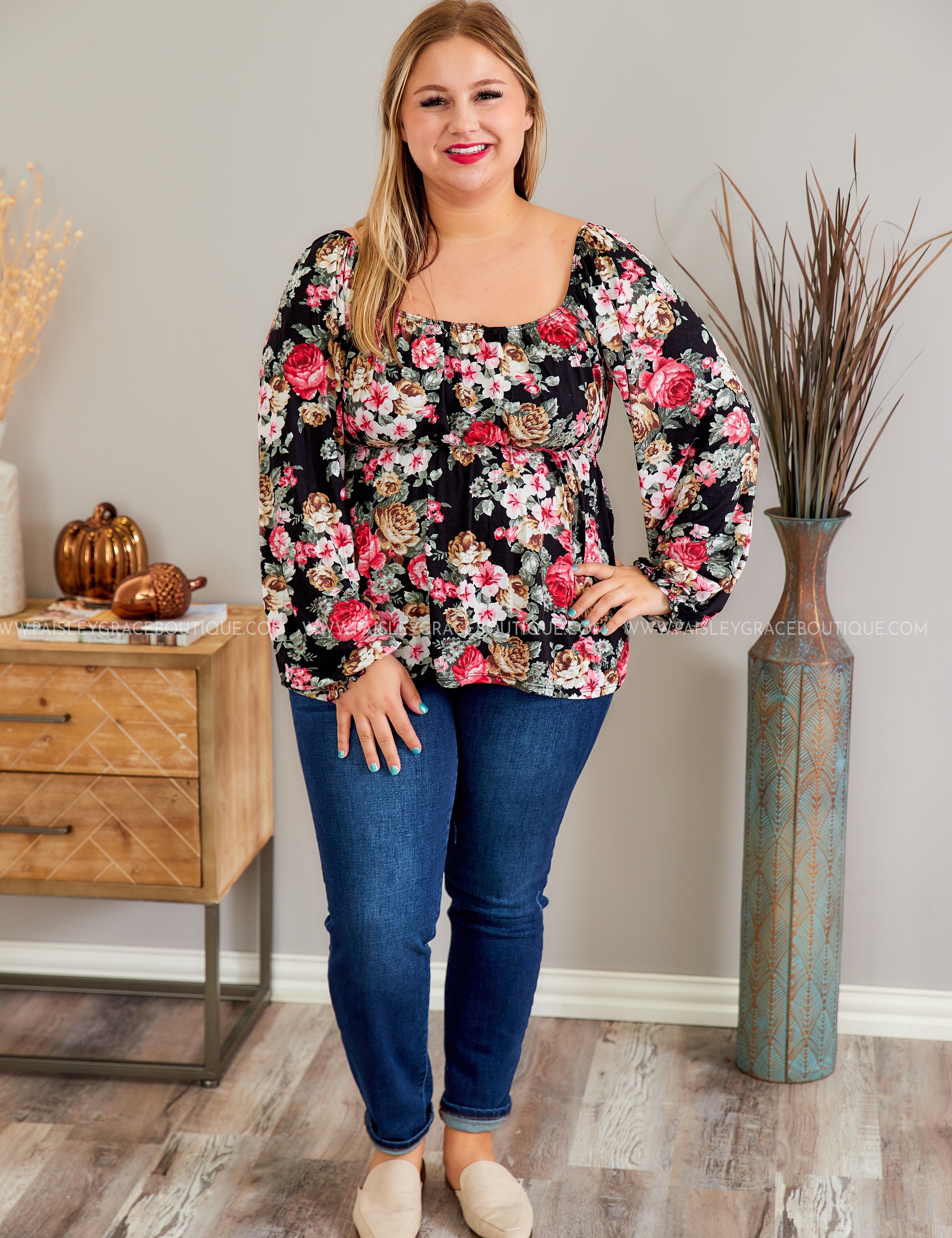 Let Love Bloom Top* LAST ONES FINAL SALE *