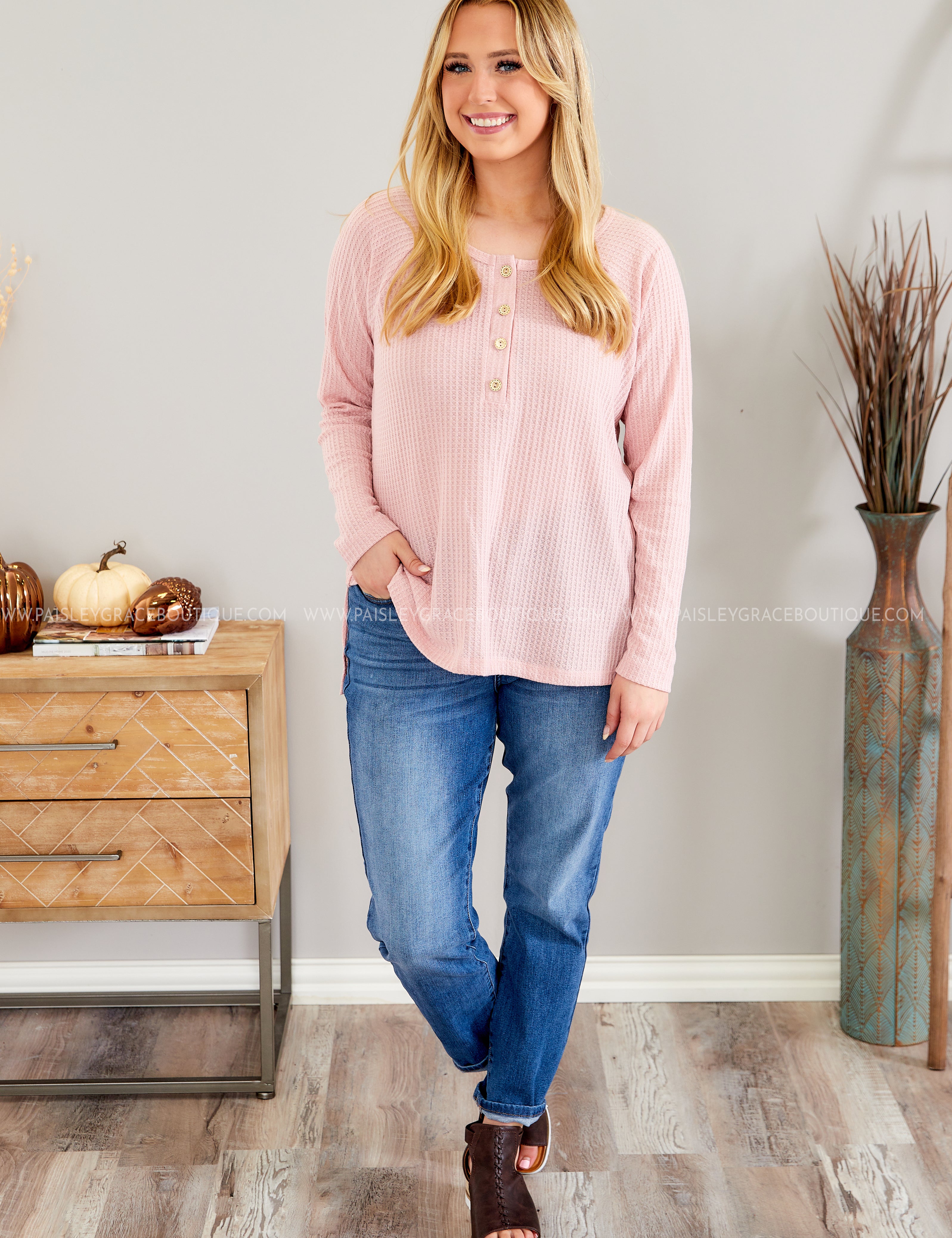 Crisp Morning Top - 2 Colors - LAST ONES FINAL SALE