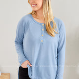 Crisp Morning Top - 2 Colors - LAST ONES FINAL SALE