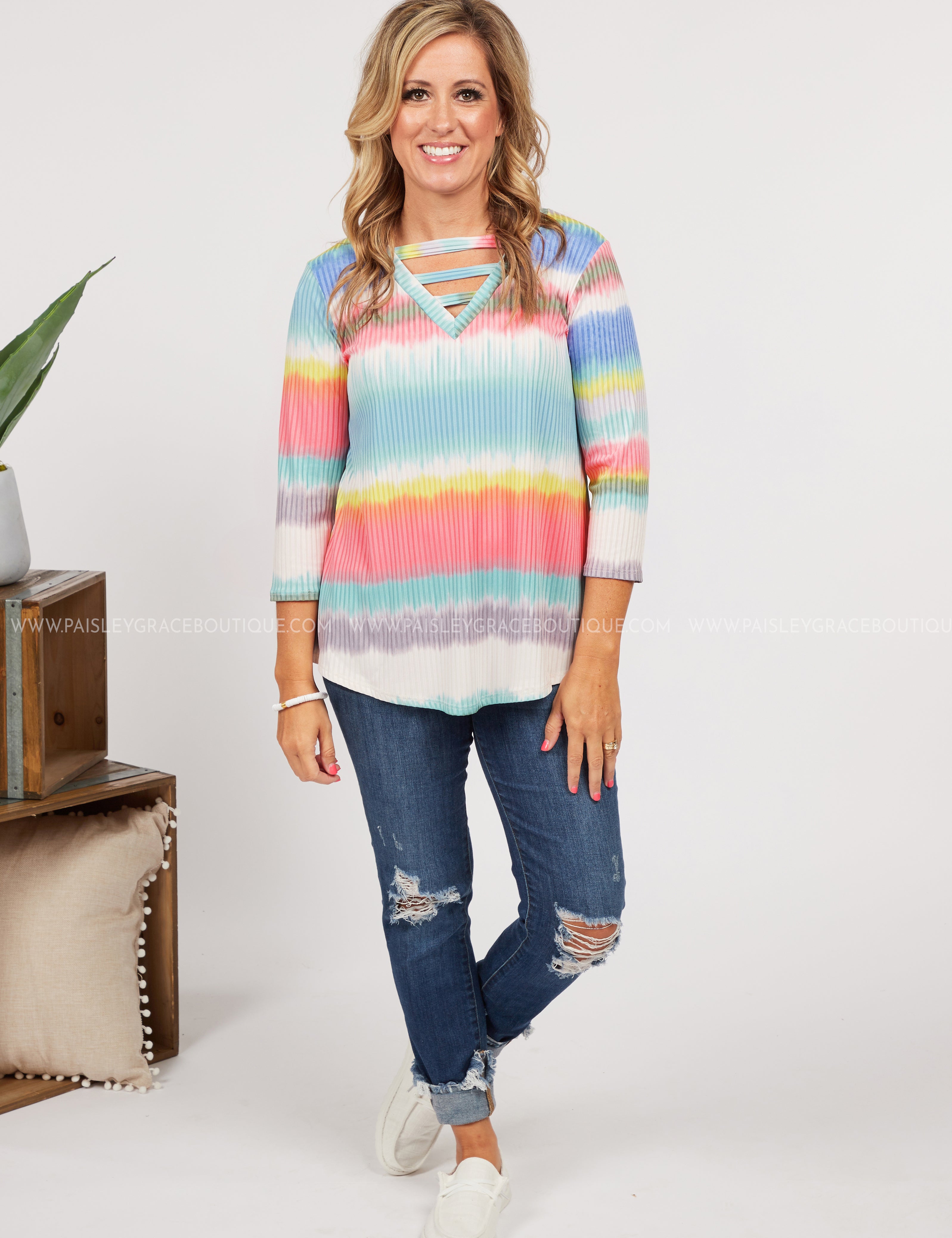 Radiant Peace Top* LAST ONES FINAL SALE *