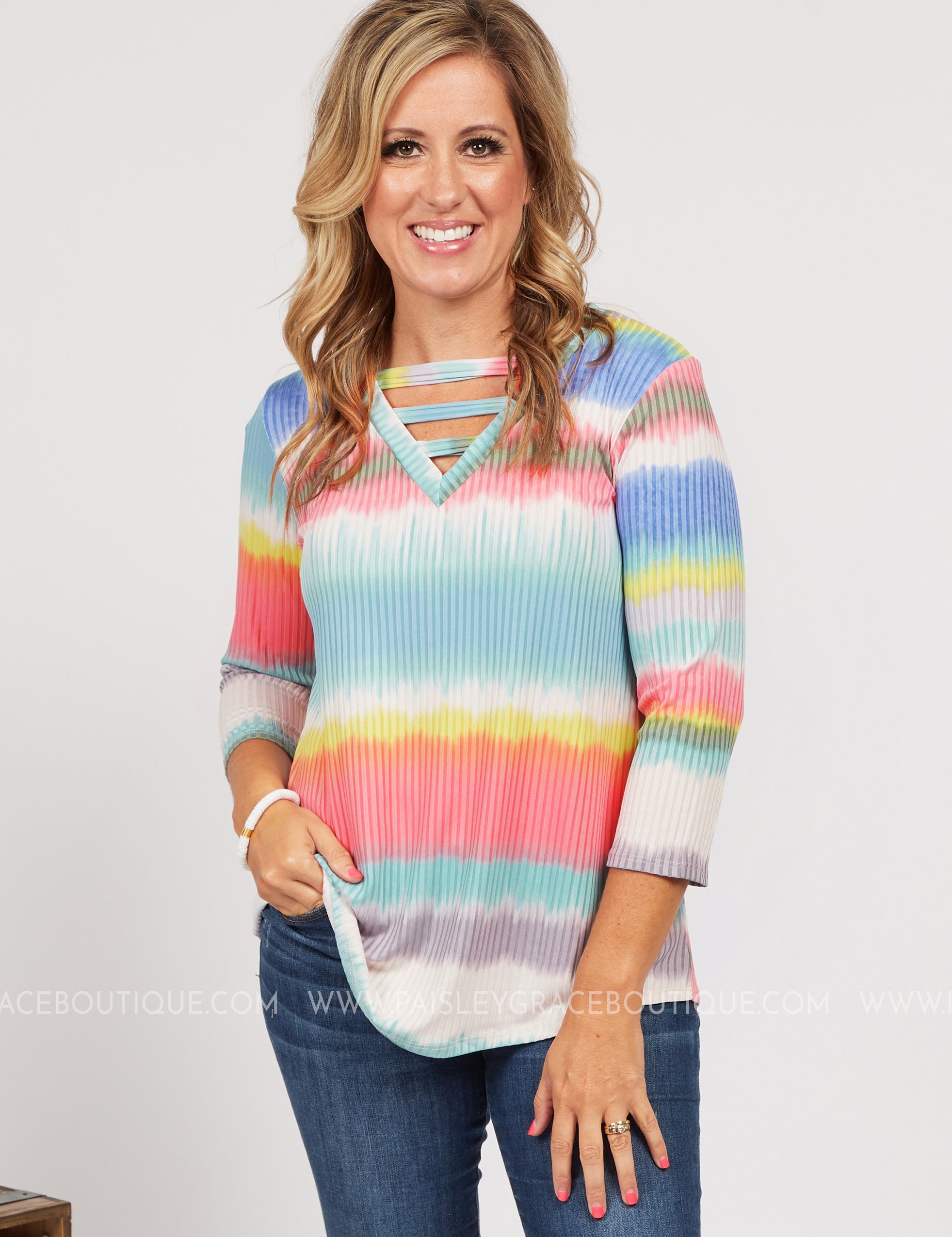 Radiant Peace Top* LAST ONES FINAL SALE *