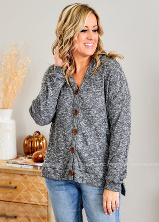 Warms My Heart Hooded Sweater - 2 Colors - FINAL SALE