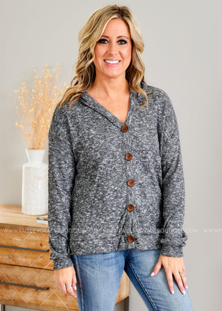 Warms My Heart Hooded Sweater - 2 Colors - FINAL SALE