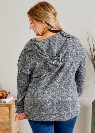 Warms My Heart Hooded Sweater - 2 Colors - FINAL SALE