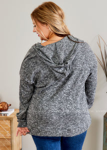 Warms My Heart Hooded Sweater - 2 Colors - FINAL SALE