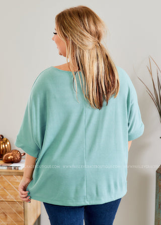 Layne Top - TURQUOISE - LAST ONES FINAL SALE