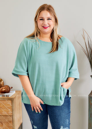 Layne Top - TURQUOISE - LAST ONES FINAL SALE