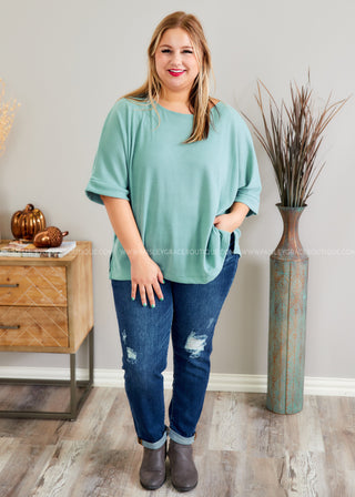 Layne Top - TURQUOISE - LAST ONES FINAL SALE