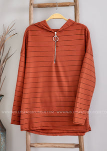 Calle Zipper Top - 2 Colors  - FINAL SALE CLEARANCE